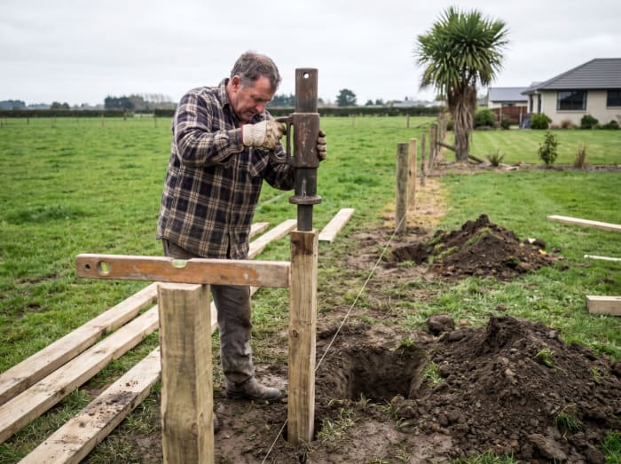 Fence and gate installation